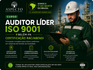 Primeiro Curso de Auditor Líder ISO 9001 acreditado ABENDI-RAC na Região Norte do Brasil em Belém-PA Formação para atuação em auditorias de certificação, implantação de sistema de gestão de segurança.